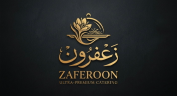 طراحی لوگو برای کترینگ غذایی زعفرون