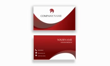 طراحی کارت ویزیت شرکتی مدرن و لوکس