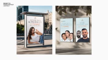 طرح لایت باکس برای برند پـادرا