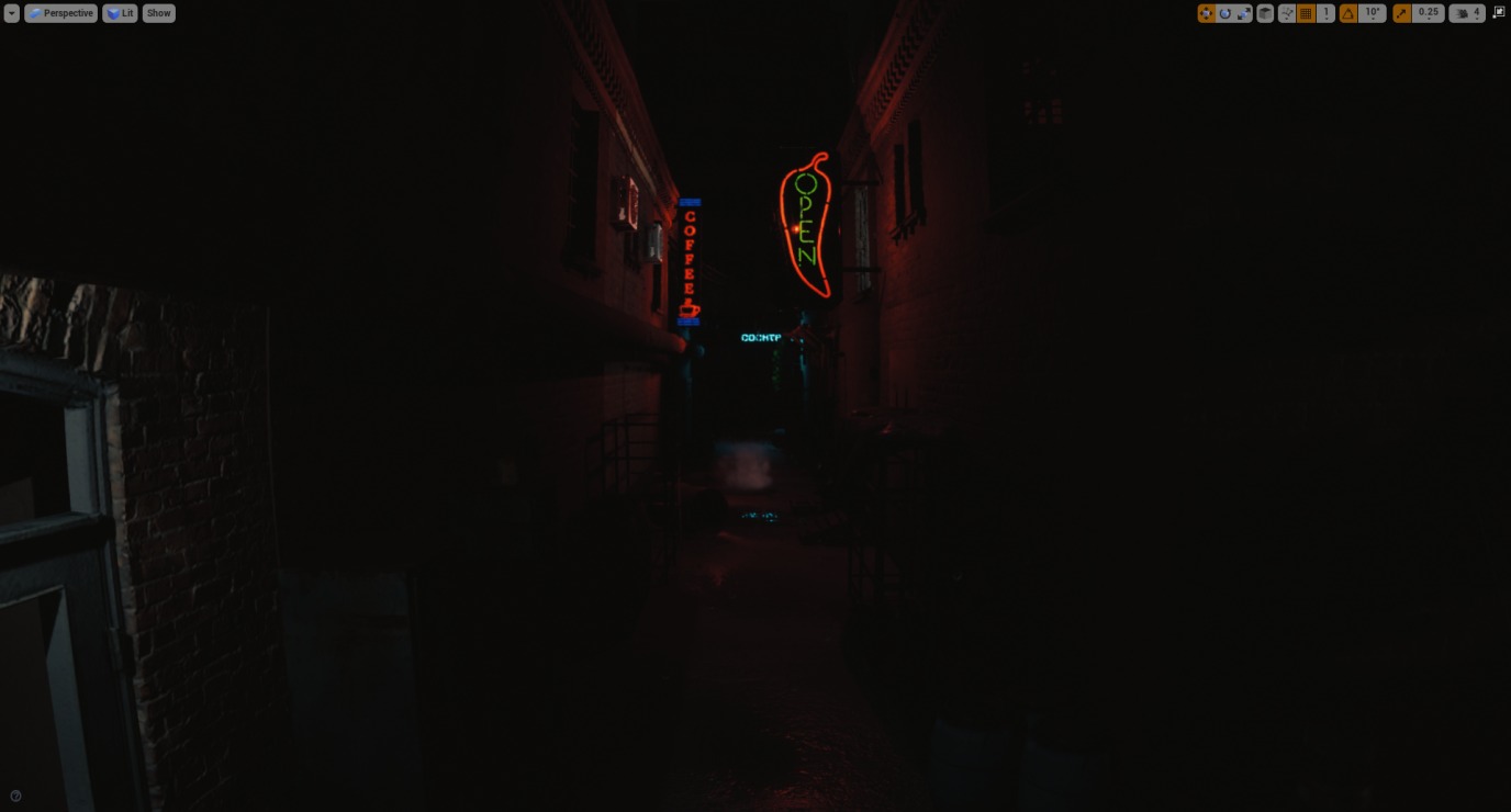 بازی ترسناک Dark Alley (برای آریا کئوکسر)