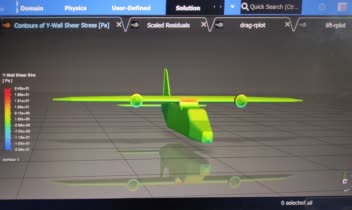 طراحی dornier 238  در solidworks و تحلیل CFD ansys