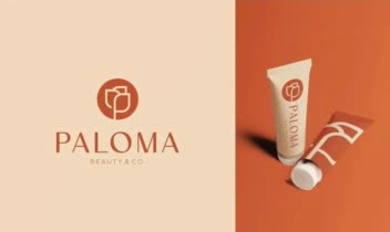 طراحی لوگو لاتین به نام paloma
