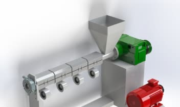 دستگاه اکسترودر سیم و کابل (شرکت فولادکاران)