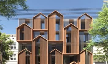 طراحی نما _ ساختمان تجاری _ مدرن
