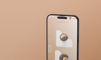 منوی دیجیتالی کافه کنج با  اسکن QR