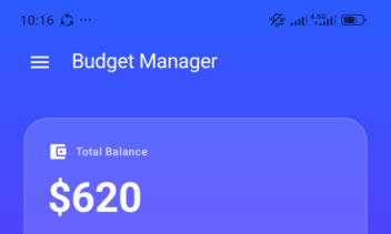 اپلیکیشن مدیریت هزینه ها با قابلیت افزودن دسته بندی