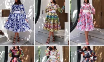 طراحی انواع پارچه شومیز و پیراهن زنانه