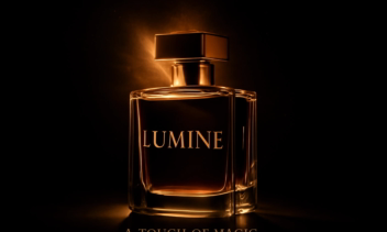 پوستر تبلیغاتی عطر Lumine لوکس کسب و کار