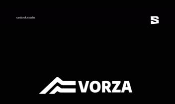 طراحی لوگو برای برند لوازم کوهنوردی" vorza "
