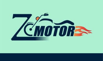 طراحی لوگو فروشگاه موتور Zmotor