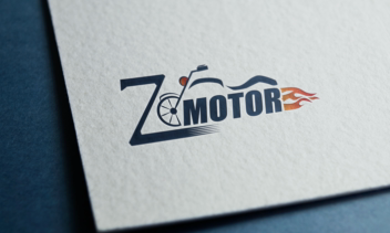 طراحی لوگو فروشگاه موتور Zmotor