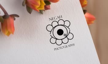 طراحی  لوگو  تصویری عکاسی نگاه