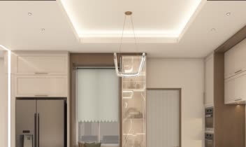 طراحی و مدلسازی آشپزخانه به سبک مدرن