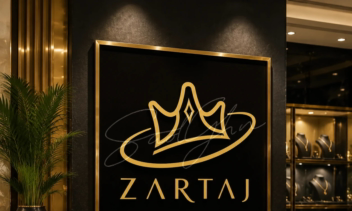 طراحی لوگو ZARTAJ| هویت طلا در قالب یک تاج متفاوت