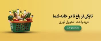 طراحی بنر سایت در حوزه فروشگاه های زنجیره ای / تره بار آنلاین