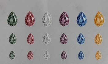 طراحی جواهر دستی با آبرنگ و مداد