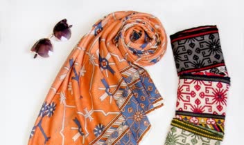 پروژه ی عکاسی از شال و روسری .