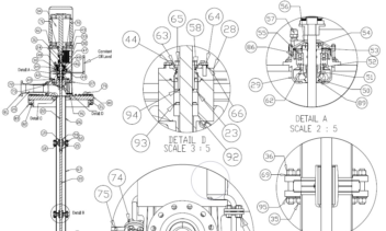 تهیه نقشه دوبعدی Sectional Drawing با Soliddrawing و اتوکد