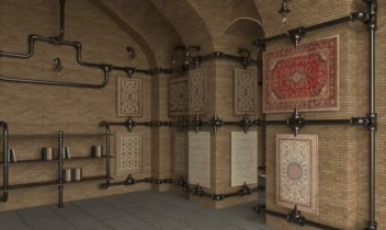 طراحی داخلی نمایشگاه و فروشگاه فرش