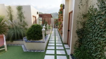 طراحی روف گاردن پروژه آقای رضایی