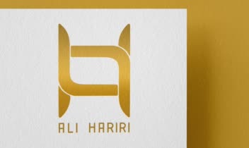طراحی لوگوی شخصی برند با ترکیب حروف a و H