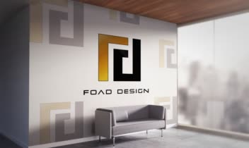 لوگوی برند FOAD DESIGN - هویت بصری مدرن صنعتی
