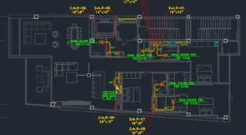 نمونه طراحی و محاسبات تاسیسات مکانیکی از پروژه مسکونی تختی گروه ساختمانی میراژ Sewage, Domestic water, Ventilation