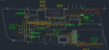 نمونه طراحی و محاسبات تاسیسات مکانیکی از پروژه مسکونی تختی گروه ساختمانی میراژ Sewage, Domestic water, Ventilation