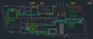 نمونه طراحی و محاسبات تاسیسات مکانیکی از پروژه مسکونی تختی گروه ساختمانی میراژ HVAC piping, HVAC ductwork, Drain