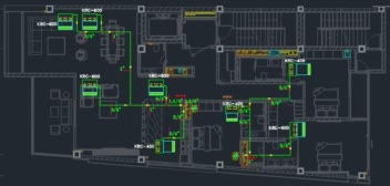 نمونه طراحی و محاسبات تاسیسات مکانیکی از پروژه مسکونی تختی گروه ساختمانی میراژ HVAC piping, HVAC ductwork, Drain