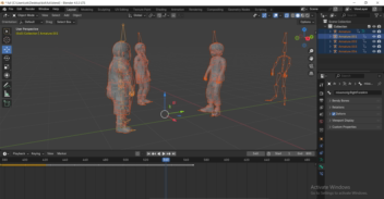 مدل‌سازی سه‌بعدی با Blender و Maya و متحرک‌سازی و ساخت چرخه حرکتی (Loop) برای بازی‌ها