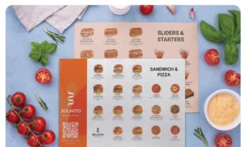 طراحی منو فست فود | FAST FOOD MENU