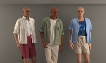 مدلسازی پوشاک مردانه توسط نرم افزار clo3d