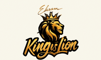 لوگوی king is line  با امضای شخصی