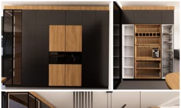 طراحی انواع کابینت و کمد دیواری و کافی بار
