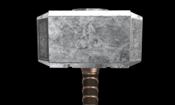 Thor axe مدلسازی پتک ثور (یکی از کاراکتر‌های ابرقهرانان مارول)