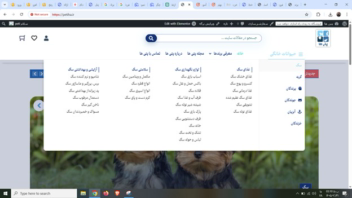 طراحی سایت فروشگاهی در حوزه ی حیوانات خانگی