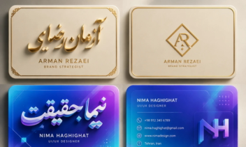 طراحی لوگوی مدرن و خلاقانه برای برند
