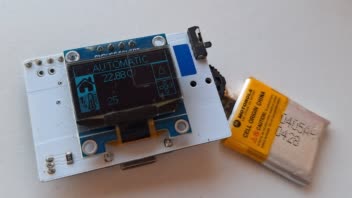 ترموستات کولر آبی با کنترل بی‌سیم و OLED