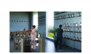 Villa-to-Boutique: Modern Perfume Store Interior & Furniture Design