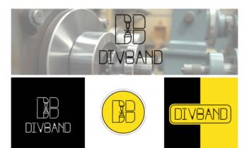 طراحی لوگو برای تراشکاری DIVBAND
