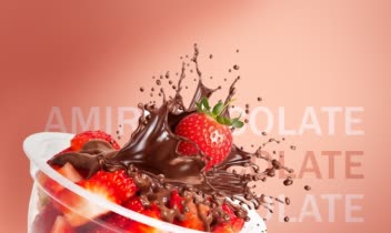 طراحی پوستر معرفی ایتم امیرشکلات
