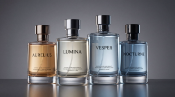 عکاسی پک شات از چهار عدد عدد عطر