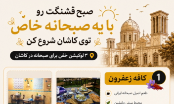 طراحی اینفوگرافی معرفی سه لوکیشن