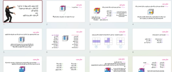 پاورپوینت آموزش حل مکعب روبیک.