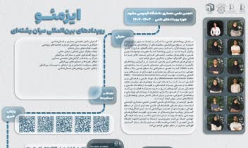 تمپلیت اینفوگرافیک سلسله فعالیت های انجمن علمی