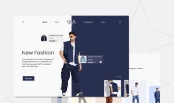 طراحی رابط کاربری فروشگاه اینترنتی پوشاک (Fashion E-commerce UI)