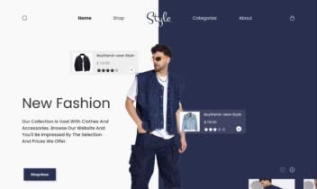 طراحی رابط کاربری فروشگاه اینترنتی پوشاک (Fashion E-commerce UI)
