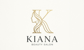 طراحی لوگوـ مینیمال و شیک ـ سالن زیبایی