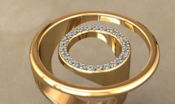 طراحی جواهر { انگشتر هابل} ...